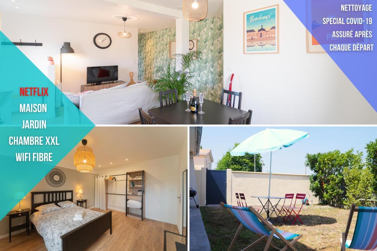La Capeyronnaise - Maison Cosy - Jardin Mérignac Kültér fotó